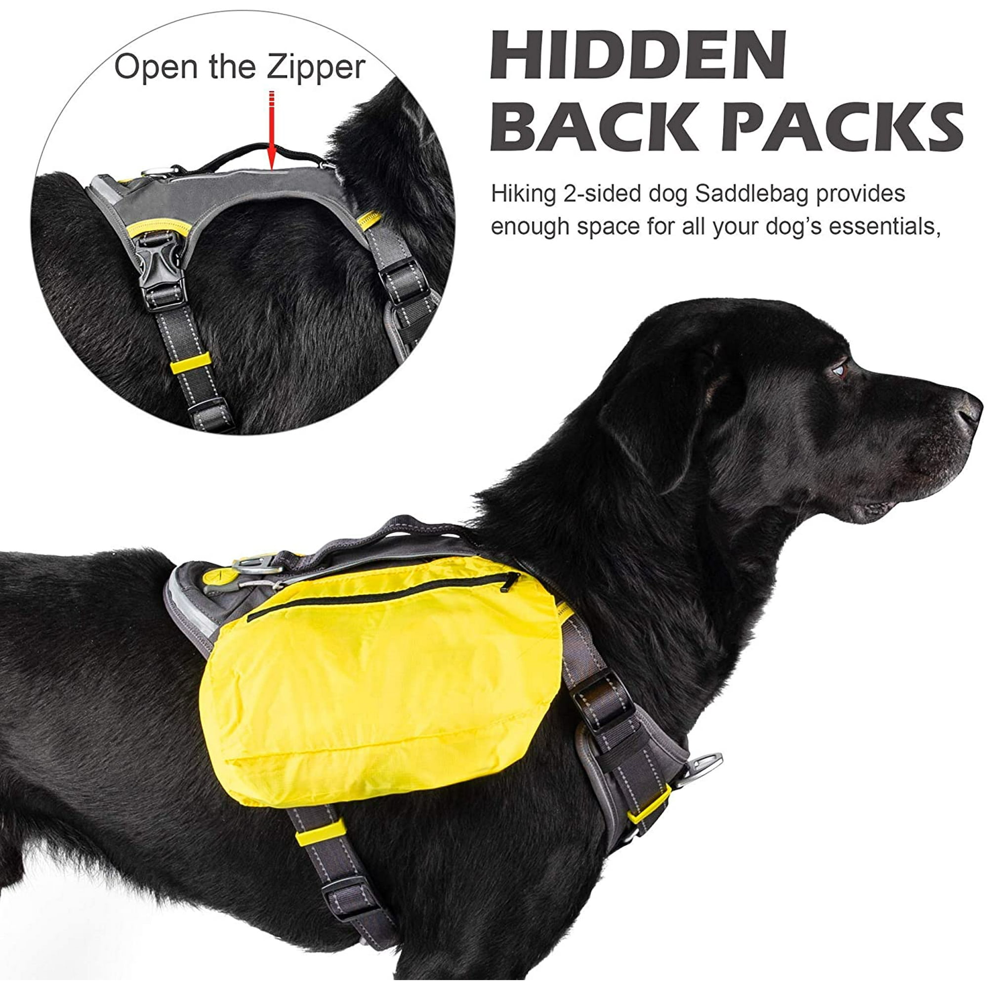 Dog harness saddle bags hotsell