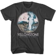 thumbnail image 1 of National Parks Yellowstone Geyser Circle Smoke Adult T-Shirt, 1 of 2