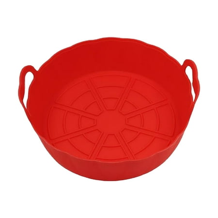 

Yoone Silicone Baking Pan Reused Easy to Clean Food Grade Anti-Deformed High Temperature Resistance Bakery Tool Solid Color Air-Fryer Silicone Pot Pan for Restaurant