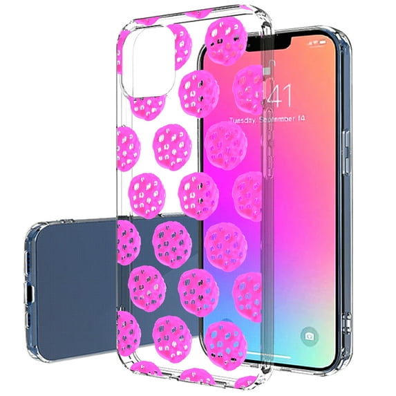 TalkingCase Slim Case for Apple iPhone 14 Pro, Slim Thin Gel Tpu Cover, Polka Dot 17 Print, Light Weight, Flexible, Soft, Anti-Scratch, Printed in USA