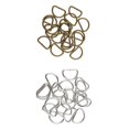 thumbnail image 1 of 200pcs Anillos en apariencia De D De Lazo Niquelado No Para Hebilla Correas Cinturón, 1 of 9