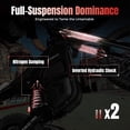 thumbnail image 5 of Yozma IN10 PRO Electric Dirt Bike, 5500W Peak Motor Max 50 Mph, 60V 27Ah Battery, 17"/14" Tires, Dual Hydraulic Brakes, All Terrain Motorized Dirt Bikes, Black, 5 of 10