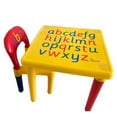 thumbnail image 1 of SalonMore ABC Alphabet Childrens Plastic Table and Chair Set - Kids Toddlers Childs - Gift, 1 of 5