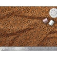 thumbnail image 2 of Soimoi Orange Rayon Fabric Tiger Animal Skin Print Fabric by Yard 58 Inch Wide, 2 of 3