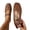Brown, variant on Woven Mesh Round Toe Hollow Out Ballet Flats for Women Buckle Strap Dress Casual Flat Shoes for Daily Outdoor and Summer Wear Brown 37