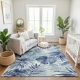 thumbnail image 7 of Addison Rugs Mayfield Premium Machine Washable Transitional Floral Blue Rectangle Rug, 2'6" x 3'10", 7 of 7