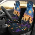 thumbnail image 2 of Vsdgher Cosmic Irises At Twilight Automotive Seat Covers for Cars Trucks and SUVs – Car Seat Covers for Truck Seat Protectors Set of 2, 2 of 7