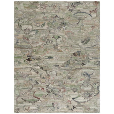 SAFAVIEH Anatolia Jamaar Floral Area Rug, Sage/Beige, 8' x 10'