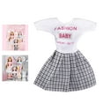 thumbnail image 1 of Adorable ni vestido uñeca para niña pulgadas, conjunto de zapatos, 1/6, ropa para fiesta uñecas, accesorios de vestir, regalos estilo 3 Baoblaze Vestido de muñeca de 12 pulgadas, 1 of 8