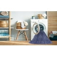 thumbnail image 2 of Ahgly Company Machine Washable Indoor Round Industrial Modern Periwinkle Purple Area Rugs, 7' Round, 2 of 7