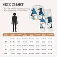 thumbnail image 3 of Rateoe Snow Gnome for Winter Pattern Womens Pajamas Set Long Sleeve Sleepwear Button Down Nightwear Soft Cotton Pj Lounge Sets, 3 of 9