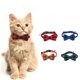 thumbnail image 5 of Collar para mascotas, diseño de hebilla de liberación rápida ajustable, collar de gato a cuadros suave con lazo de campana extraíble, 4 Uds., 5 of 5