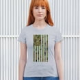 thumbnail image 4 of Camo American Flag T-Shirt USA Military Proud Army Veteran RED Friday 4th of July Camouflage Patriot Women's Tee, 4 of 7