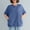 Blue plus size women's t-shirt a1, variant on MORESEC Women Plus Size T-Shirt Short Sleeve Round Neck Casual Loose Top Solid Color Tee Vacation Travel Fashion Clothes, Black 2XL