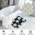 thumbnail image 3 of Daisy Area Rugs: Polyester Non-Slip Kitchen Mat Office Rug - Machine Washable, 3 of 6