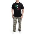 thumbnail image 5 of CafePress - Italy Flag And Map Men's Dark Pajamas - Men's Dark Loose Fit Cotton Pajama Set, 5 of 7