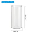 thumbnail image 2 of Uxcell 3.9"x2" Clear Glass Cylinder Vase Tabletop Flowers Vase Floating Candle Holder Vase, 2 of 6