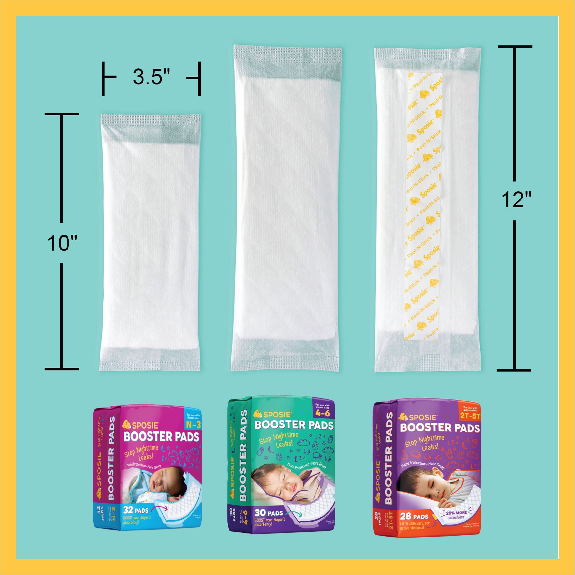 Nappies Baby Products Nighttime Protection For Heavy Wetters Fits 