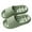 Green, variant on Wxolcjlv Shower Shoes For Women And Men Massage Pool Slides Soft Cushioned Anti-Slip Slides Slippers Comfort Black