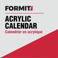 thumbnail image 2 of FORMIT Calendrier acrylique avec marqueur, 2 of 5