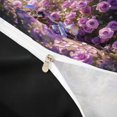 thumbnail image 3 of Castle Fairy Purple Motorcycle Twin Bedding for Teens, Rose Garden Art Duvet Cover Set for Bedroom, Purple Pink,Black Reversible,2pcs,No Comforter, 3 of 5