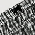 thumbnail image 6 of DHFJKG Women's Ruffle Shorts Plaid Bloomer Shorts Elastic Waist Cute Summer Bottoms Hot Pants, 6 of 7