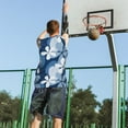 thumbnail image 5 of Honeii Flower print basktball shirt for men and women, Unisex basketball jersey for Theme party-Medium, 5 of 6