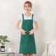 thumbnail image 4 of Delantal con espalda en H y bolsillo frontal para cocina. Delantal ajustable y cómodo con espalda cruzada para hombres y mujeres. Delantal impermeable de lona de poliéster de gran tamaño para el, 4 of 5