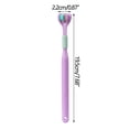 thumbnail image 2 of Heliisoer Adult Three-sided Toothbrush Men And Women Clean Soft Bristle Toothbrush Adult Toothbrush, 2 of 2
