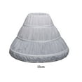 thumbnail image 3 of Youkk Lightweight And Easy To Wear Petticoat For Kids Reusable And Easy To Clean Support Dress Effectively white 55cm, 3 of 6