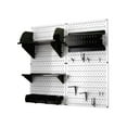thumbnail image 2 of Wall Control Pegboard Hobby Craft Pegboard Organizer Storage Kit with White Pegboard and Black Accessories, 2 of 7