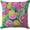 Citrus, variant on Summer Pillow Cover 18x18 Inch - Vibrant Lemon and Pink Blossom Pattern, Tropical Fruit and Floral Decorative Cushion Case for Home Decor