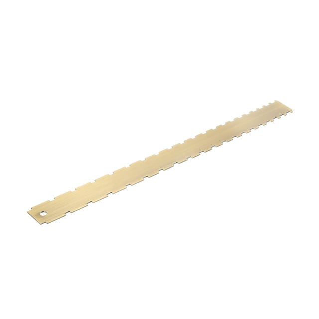 Uxcell Acero Inoxidable Medidor de Notch para el Cuello de Guitarra