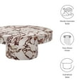 thumbnail image 2 of Modway Alora 34" Round Solid Concrete Coffee Table in Red Marble, 2 of 10