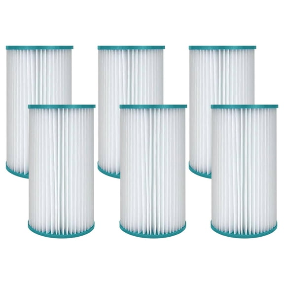Hurricane 6 Pack HF4607-02 Advanced Pool and Spa Filter Cartridge Replacement