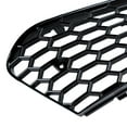 thumbnail image 4 of Astra Depot Glossy Black Front Lower Bumper Fog Light Cover Mesh Grille Fit Audi A4 B8 2008-2012, 4 of 6