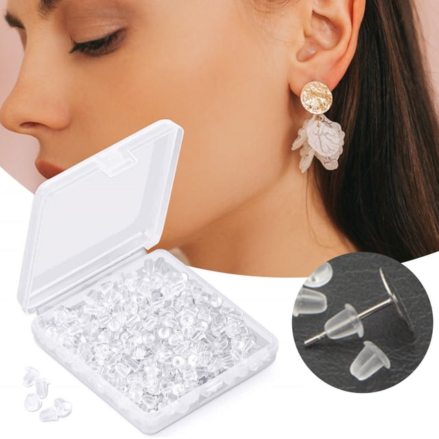 Product category Jewelry Tools Replacement DIY Soft Clear Silicone Earring Backs Clutch Stopper Transparent Craft Accessory