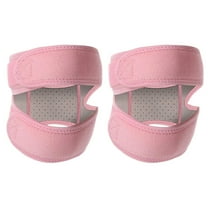 Elainilye Knee Brace Support, Adjustable Compression Strap for Patella Joint Pain Relief Sports Stabilizer Active Meniscus Gear Pair, Pink
