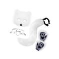 thumbnail image 2 of BELOVING Ensemble Collier et Queue d'Animal Visage d'Halloween pour Bal Boîte de Nuit Jeu de Rôle Blanc, 2 of 9