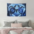 thumbnail image 5 of SEANATIVE Sea Turtle Tapestry Floral Wall Hanging Kitchen Decor Art Decor Tapestries for Bedroom Living Room 36W*24H Inches Small Tapestry Wall Hanging Tapestry for Bedroom, 5 of 6