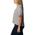 thumbnail image 3 of Columbia Women's North Cascades Relaxed Tee, Columbia Grey Heather/Framed Halftone Logo, Large, 3 of 9