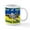 White, variant on CafePress - Distressed, 80S Style, Ukraine, Ghost Of Kyiv, Zel - 11 oz Ceramic Mug - Novelty Coffee Tea Cup