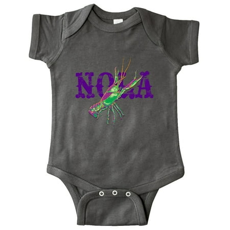 

Inktastic NOLA Mardi Gras Crayfish in Purple Gift Baby Boy or Baby Girl Bodysuit