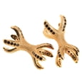 thumbnail image 3 of Milaget 2 Pieces Micro Rhinestone Eagle Claw Bracelet Connector Beads Gold, 3 of 9