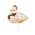 thumbnail image 3 of Christmas Decorations, Christmas Scarf Lights Outdoor Christmas Figure Set of 1 LED Acrylic Ducklings Garden Light-Up Holiday Decoration Big Christmas Ornament Christmas Ornament, 3 of 9