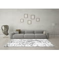 thumbnail image 3 of Ahgly Company Indoor Square Abstract Gray Modern Area Rugs, 7' Square, 3 of 4