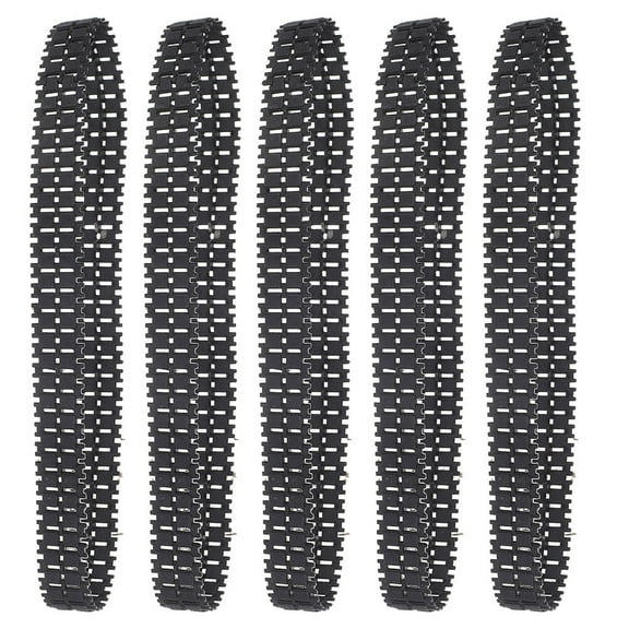 WHAMVOX 5pcs Toy Tank Track Rubber Tank Chassis Track for Crawler RC Robot Tank