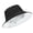 Black - White, variant on Homirary XXL Oversize Bucket Hat Reversible, Fisherman Sun Cap with Chin Strap, Travel Beach Outdoor Hat for Men & Women, Black / Orange, 1 Pack