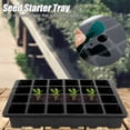 thumbnail image 4 of 24 Holes Nursery Pot Planting Seed Tray Kit Plant Germination Box with Lid Garden Grow Box, 4 of 10