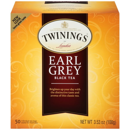 (4 Boxes) Twinings of London Classics Earl Grey Tea - 50 (Best Types Of Tea)